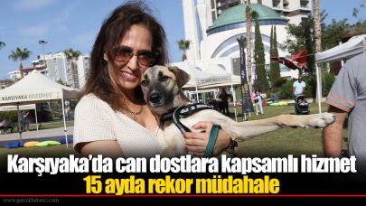Karşıyaka’da can dostlara kapsamlı hizmet