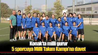 5 sporcuya Milli Takım Kampı’na davet