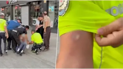 Polisi ısıran adam savcılık talimatıyla serbest