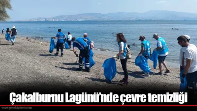 Çakalburnu Lagünü’nde çevre temizliği