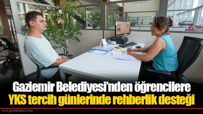 Gaziemir Belediyesi’nden öğrencilere YKS tercih günlerinde rehberlik desteği