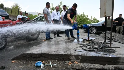 Bahçecik’te taşıma su çilesi bitti