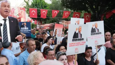 CHP’nin “adalet çadırı” nöbeti sürüyor: Adana’da adalet çadırı dolup taşıyor