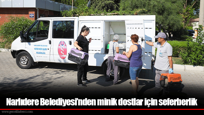 Narlıdere Belediyesi’nden minik dostlar için seferberlik
