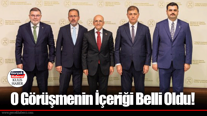 O Görüşmenin İçeriği Belli Oldu