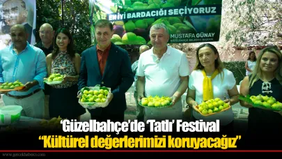 ‘Güzelbahçe’de ‘Tatlı’ Festival