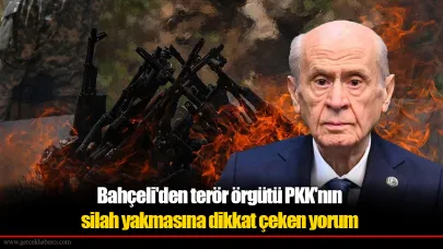 Açılım süreci için tarih verdi: Bahçeli'den terör örgütü PKK'nın silah yakmasına dikkat çeken yorum
