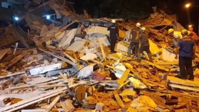 Depremin ardından Balıkesir'de yıkılan binanın sahibi ve müteahhit gözaltında