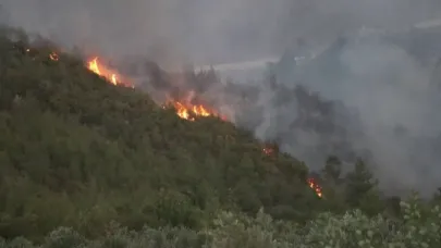 İki İlde Ateş Çemberi! Bakan Yumaklı Son Durumu Açıkladı