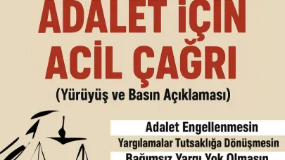 İzmir'de 'Adalet için Acil Çağrı' yürüyüşü düzenlenecek