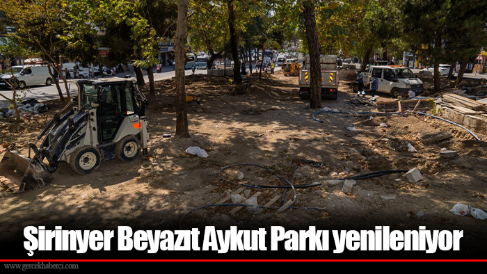 Şirinyer Beyazıt Aykut Parkı yenileniyor