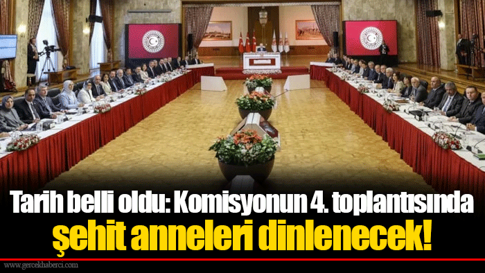 Tarih belli oldu: Komisyonun 4. toplantısında şehit anneleri dinlenecek!