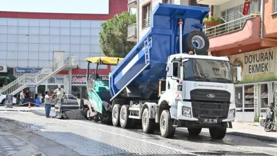 Büyükşehir, Soma’da Sıcak Asfalt Çalışmalarını Tamamladı