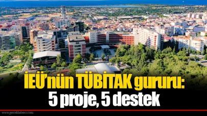 İEÜ’nün TÜBİTAK gururu: 5 proje, 5 destek