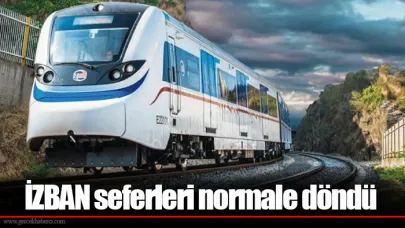 İZBAN seferleri normale döndü