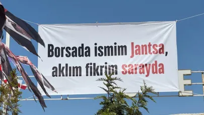 CHP'nin Aydın mitingine hazırlık sürecinde Özlem Çerçioğlu'na tepki pankartları asıldı: Borsada ismim Jantsa, aklım fikrim sarayda