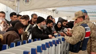 Suriye'ye pasaportla geçiş başladı