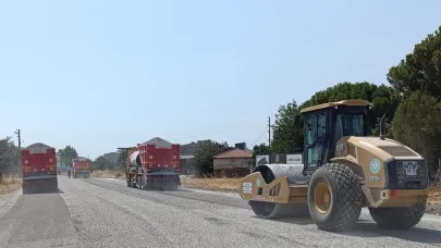 Büyükşehir’den 13 Bin Ton Asfalt, 55 Kilometre Sathi Kaplama