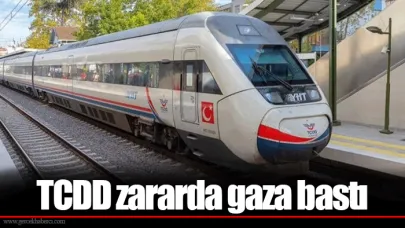 TCDD zararda gaza bastı