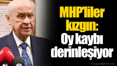 MHP’liler kızgın: Oy kaybı derinleşiyor