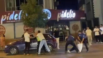 İzmir’de polise saldırı