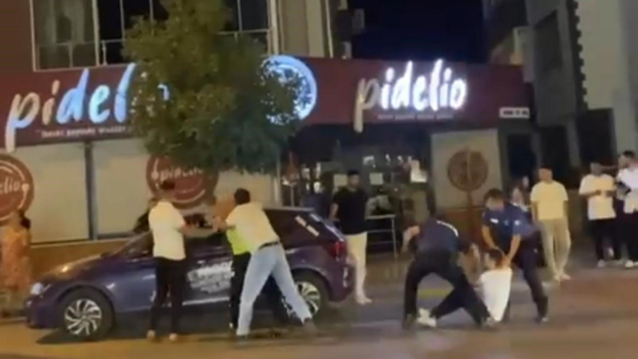 İzmir’de polise saldırı