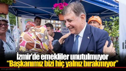 İzmir’de emekliler unutulmuyor “Başkanımız bizi hiç yalnız bırakmıyor”