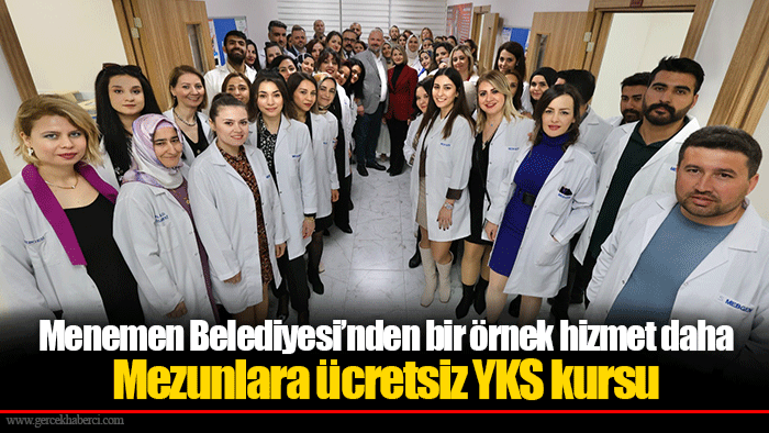 Menemen Belediyesi’nden bir örnek hizmet daha