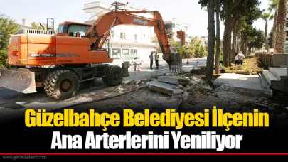 Güzelbahçe Belediyesi İlçenin Ana Arterlerini Yeniliyor