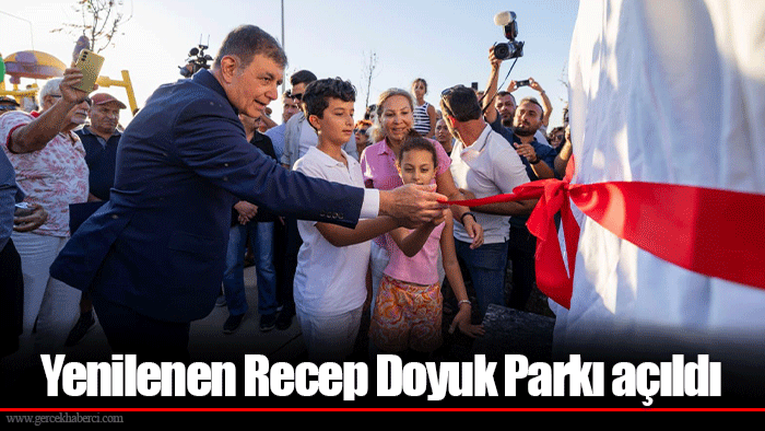 Yenilenen Recep Doyuk Parkı açıldı