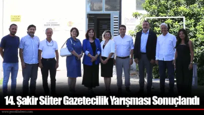 14. Şakir Süter Gazetecilik Yarışması Sonuçlandı