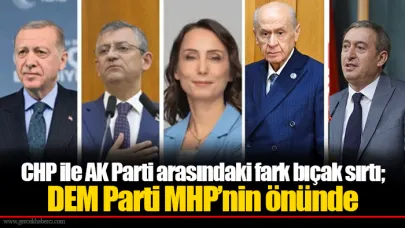 CHP ile AK Parti arasındaki fark bıçak sırtı; DEM Parti MHP’nin önünde