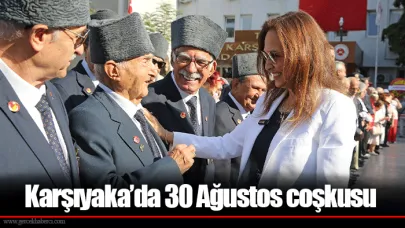 Karşıyaka’da 30 Ağustos coşkusu