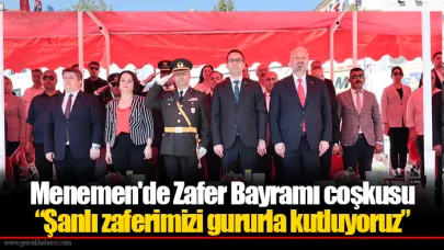 Menemen'de Zafer Bayramı coşkusu
