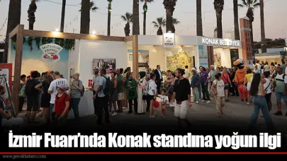 İzmir Fuarı’nda Konak standına yoğun ilgi