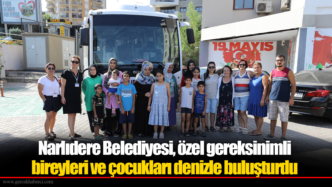 Narlıdere Belediyesi, özel gereksinimli  bireyleri ve çocukları denizle buluşturdu