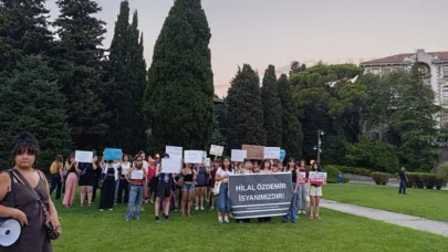 Boğaziçi Üniversitesi’nde Hilal Özdemir protestosu