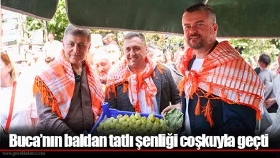 Buca’nın baldan tatlı şenliği coşkuyla geçti