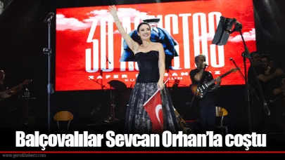 Balçovalılar Sevcan Orhan’la coştu