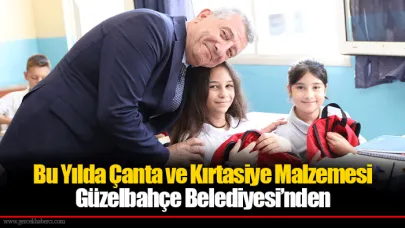 Bu Yılda Çanta ve Kırtasiye Malzemesi Güzelbahçe Belediyesi’nden