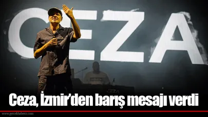 Ceza, İzmir’den barış mesajı verdi