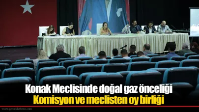 Konak Meclisinde doğal gaz önceliği