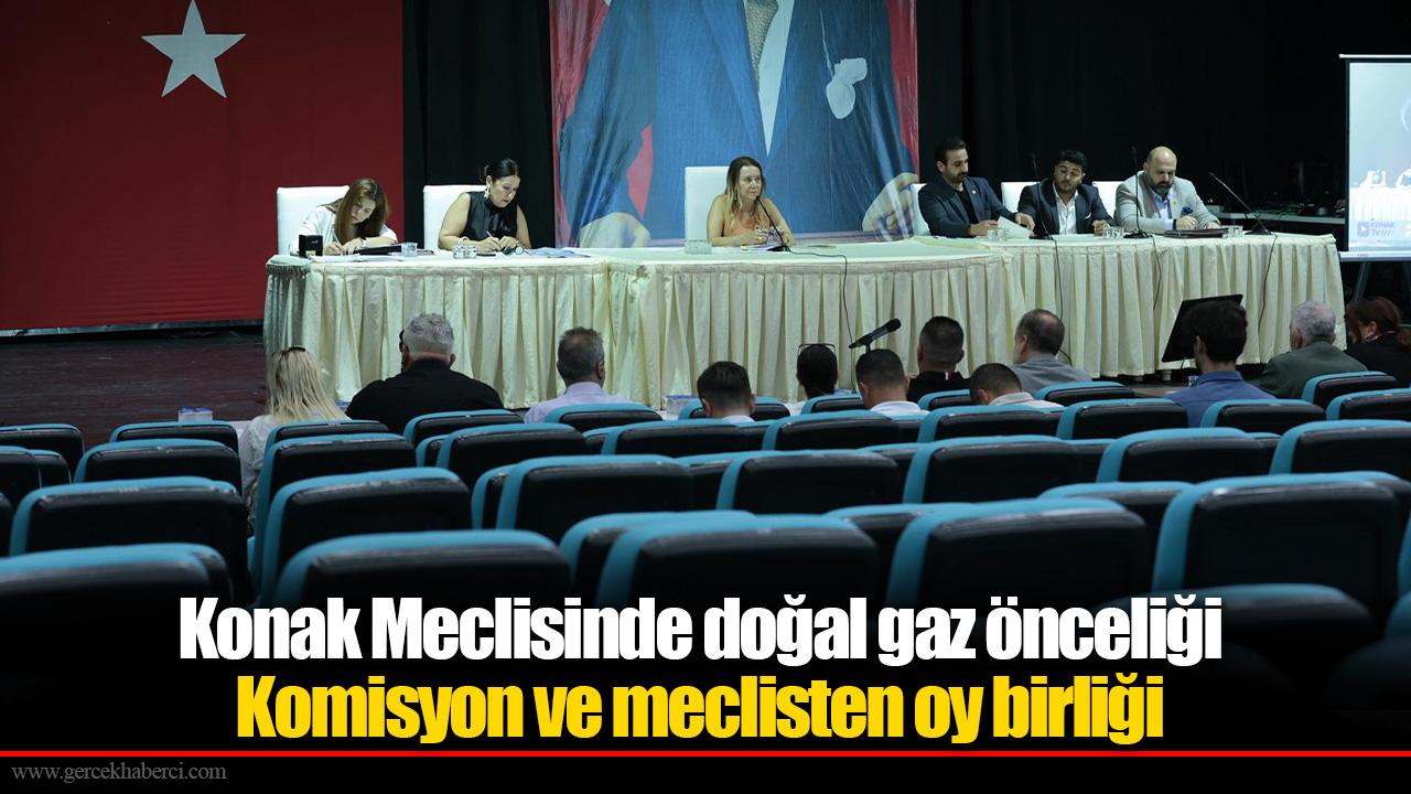 Konak Meclisinde doğal gaz önceliği