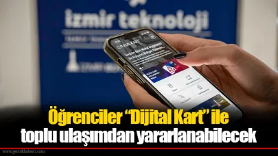Öğrenciler “Dijital Kart” ile toplu ulaşımdan yararlanabilecek