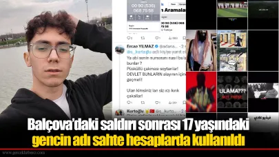Balçova’daki saldırı sonrası 17 yaşındaki gencin adı sahte hesaplarda kullanıldı