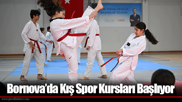 Bornova’da Kış Spor Kursları Başlıyor