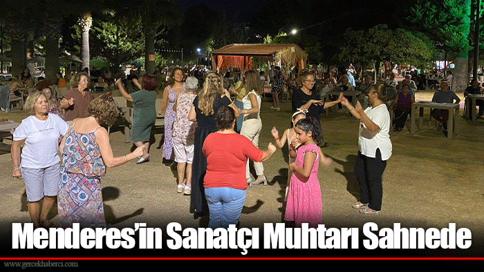 Menderes’in Sanatçı Muhtarı Sahnede