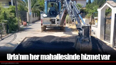 Urla’nın her mahallesinde hizmet var