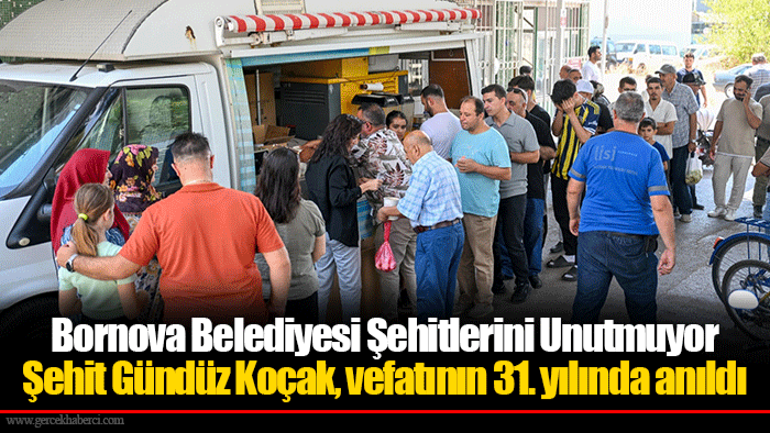 Bornova Belediyesi Şehitlerini Unutmuyor