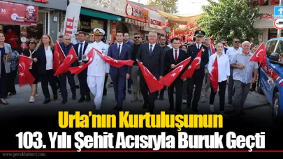 Urla’nın Kurtuluşunun 103. Yılı Şehit Acısıyla Buruk Geçti